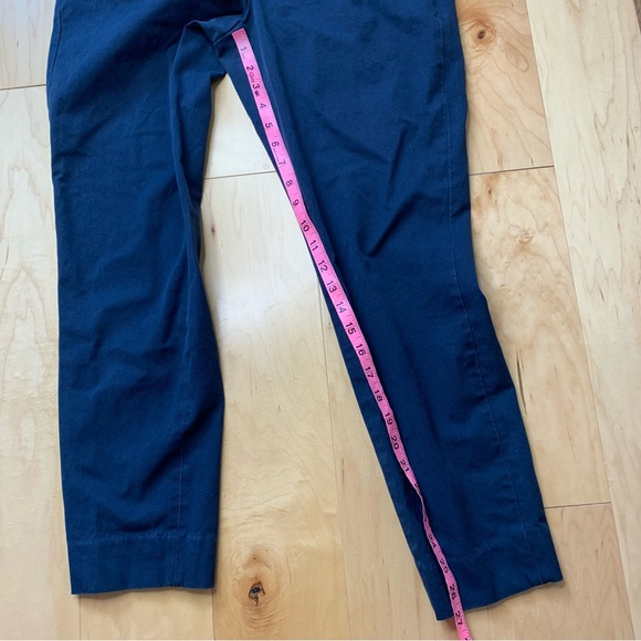 Everlane Blue Curvy Fit Slim Leg Trouser Pants - Picture 4 of 9